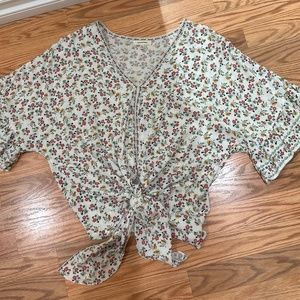 Max Studio Blouse with Tie